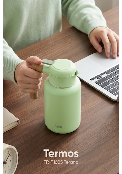 Fr-t1605 Terano Paslanmaz Çelik 1600ml Termos Yeşil