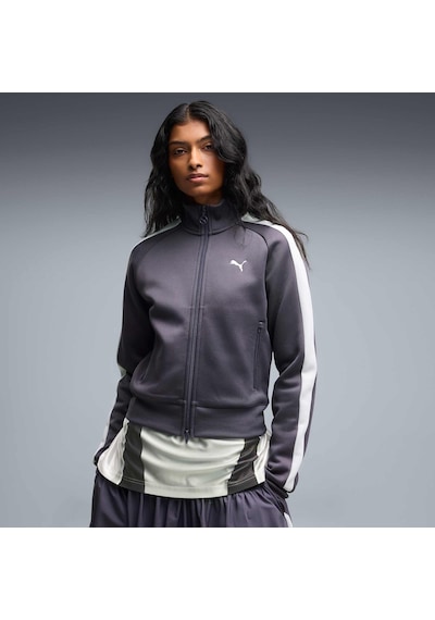 Puma T7 Always On Kadın Kısa Track Ceket 629796 56 Gri
