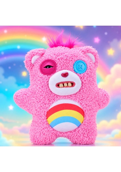Fuggler Care Bears Peluş Pembe Cheer Bear