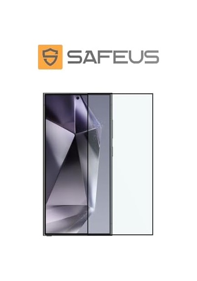 Tam Kaplayan Parmak İzi Bırakmayan Safir Ekran Koruyucu Cam, S24 Ultra İle Uyumlu