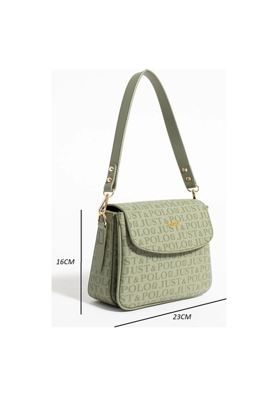Just Polo Kadın Baskılı El & Omuz Çantası Ebat : 26 X 13 Cm Shopper Çok Renkli