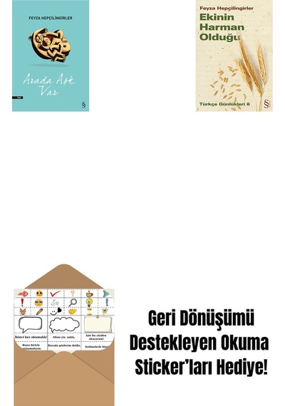 Arada Aşk Var + Ekinin Harman Olduğu + Okuma Sticker'ları
