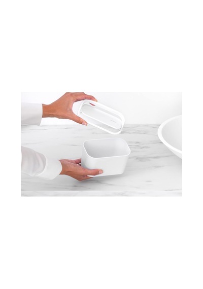 Brabantia Banyo Çöp Kutusu, Beyaz, Tek Boyut Çok Renkli