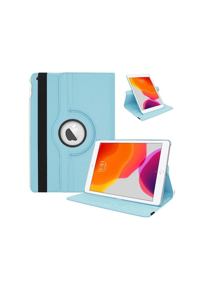 Apple Uyumlu iPad 10.2 2021 (9.Nesil) Kılıf 360 Dönen Standlı Deri Kapak 550475497