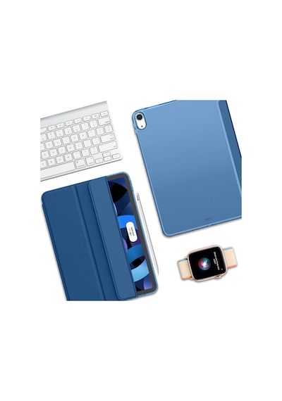 İpad Air 11" M4 M3 M2 Uyumlu Kılıf Ultra İnce Standlı Akıllı Uyku Modlu Zarif Koruyucu Kapak Kapaklı Kılıf