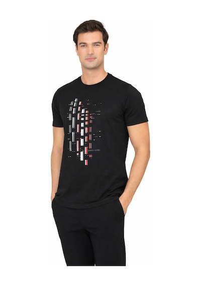 Pierre Cardin Penye Kısakol Pijama Takım Lk-pc6129 Siyah
