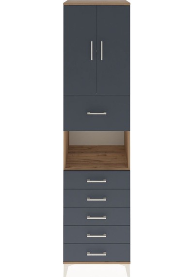 Hyperion Dolap 3 Raflı 6 Çekmeceli 2 Kapaklı 60x44x243 Çam-an... Çam Hyperion Dolap 3 Raflı 6 Çekmeceli 2 Kapaklı 60x44x243 Çam-an... Çam
