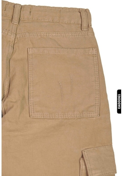 Xo Kids Oversize Fermuarlı Kargo Çift Cepli Geniş Paçalı Erkek Çocuk Pantolon 5-14 Yaş 2421