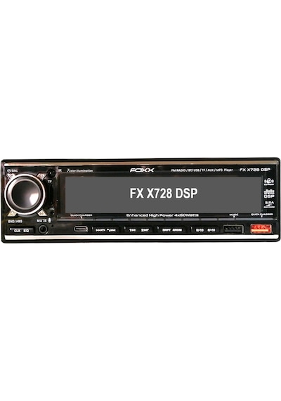 Foxx F X728 Dsp Oto Teyp Usb/tf/bt/aux/mp3/wma Oynatıcı/4 60w/kumanda/eq/3 Anfi Çıkışlı/app Kontrol