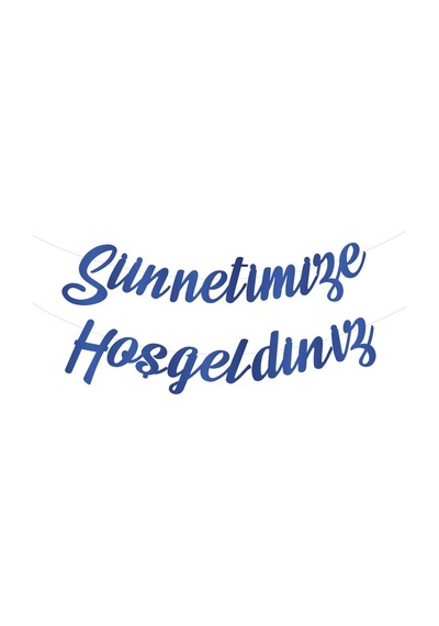 2 Paket Kaligrafi Banner Sünnetimize Hoşgeldiniz - Parti Süsü 0 - 99