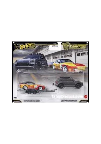 Hot Wheels Team Transport Porsche Set Çok Renkli
