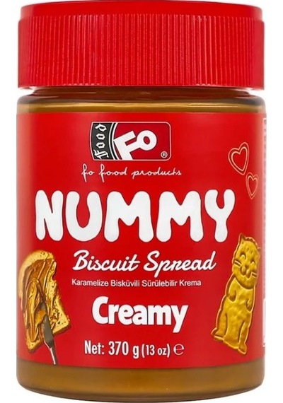 Nummy Karamelize Bisküvili Sürülebilir Krema 370 Gr