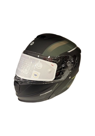 Shiro Discover Royal Sv Çene Açılır Kask Mat Yeşil - Siyah