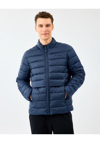 Skechers M Essential Outerwear Padded Jacket Erkek Lacivert Mont S231242-0505 Lacivert