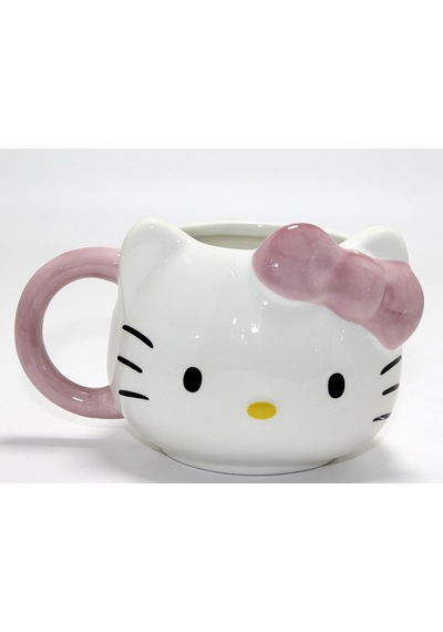 River World Kupa Bardak Porselen Tasarımı 3d Hello Kitty Çok Renkli