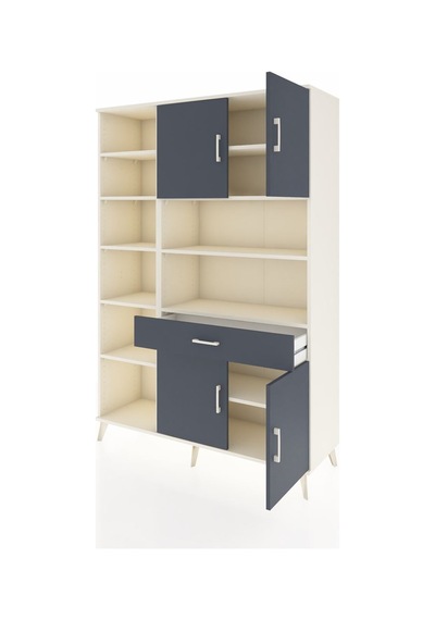 Hyperion Dolap 10 Raflı Tek Çekmeceli 4 Kapaklı 132x44x195 Aytaşı-antrasit/antrasit Antrasıt/antrasıt - Aytası Hyperion Dolap 10 Raflı Tek Çekmeceli 4 Kapaklı 132x44x195 Aytaşı-antrasit/antrasit Antrasıt/antrasıt - Aytası