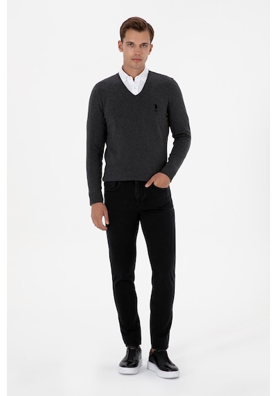 U.S. Polo Assn. Erkek Siyah Slim Fit Jean Pantolon 50307713-DN0027