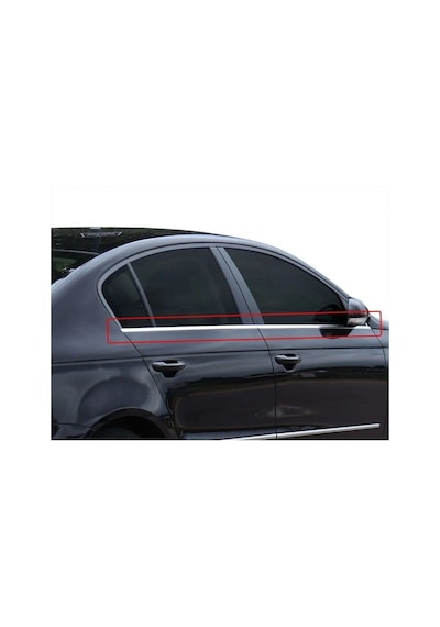 Vw Volkswagen Passat B6 3c Uyumlu Sedan Cam Çıtası 4 Parça 2005-2012 Paslanmaz Krom