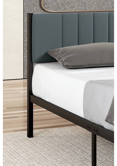 Lotus Metal Karyola 100x200 Cm Antrasit Renk 100 x 200 CM