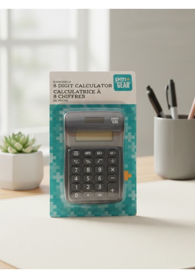 Pen Gear El Tipi 8 Haneli Hesap Makinesi Çok Renkli