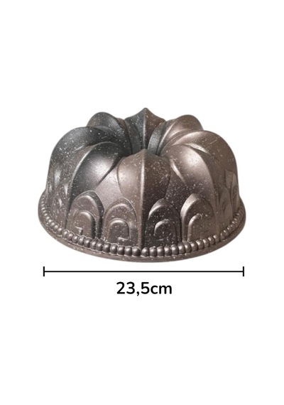 Alüminyum Döküm Granit Kek Kalıbı 23,5cm Rose