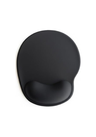 Siyah Bilek Destekli Ergonomik Mouse Pad