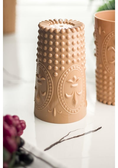 Akrilik Bal Tekli Uzun Bardak & Su Meşrubat Bardağı 750 Ml Büyük Boy & Cam Değildir