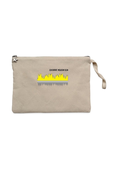 Covenant Modern Ruin Krem Clutch Astarlı Cüzdan / El Çantası Krem