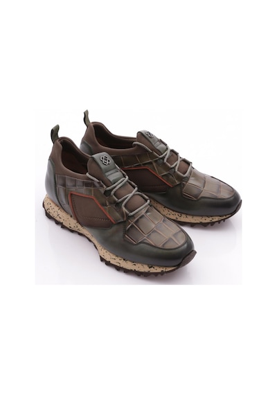 Dgn 5105 Erkek Bağcikli Sneakers Ayakkabi Haki