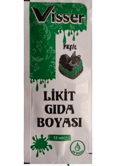 Visser Likit Gıda Boyası Yeşil 12 ML