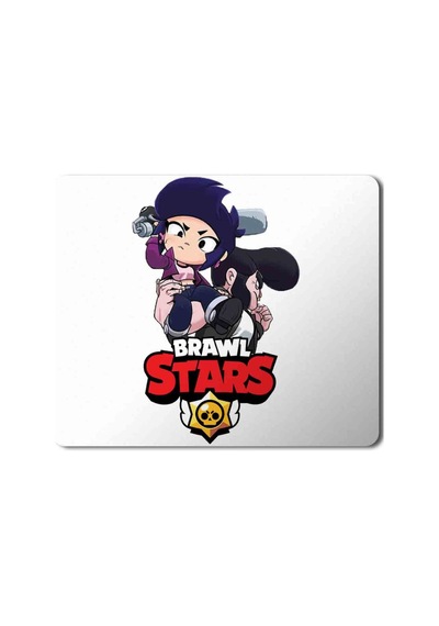 Brawl Stars Bibi And Bull Logolu Baskılı Mouse Pad Mousepad Baskılı Mousepad Mouse Pad