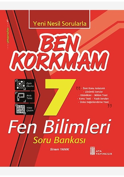 7.sınıf Ben Korkmam Türkçe-matematik-fen Bilimleri- Sosyal Bilgiler Soru Bankası Seti