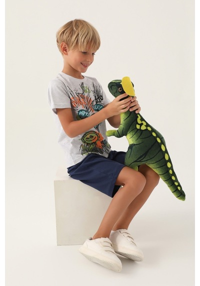 Rolypoly Wild Life Kar Melanj Erkek Çocuk Bermuda Takım 5274-43015 Kar Melanj