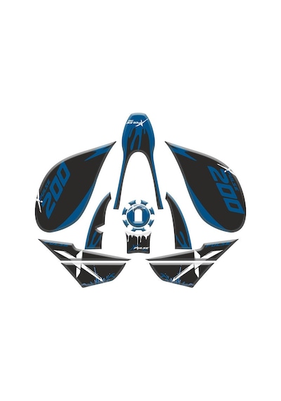 Hero Xpulse 200 2020 - 2025 Uyumlu Tank Pad Set 002 Standart