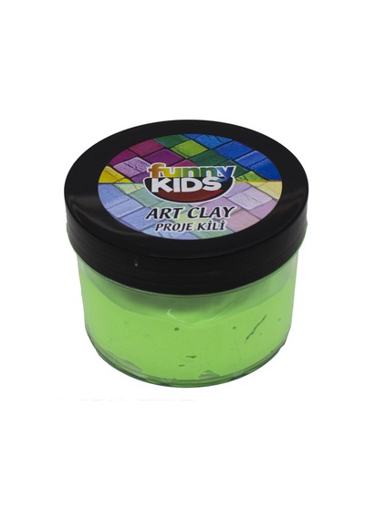 Funny Kids Art Clay Proje Sanat Kili Neon Yeşil 578