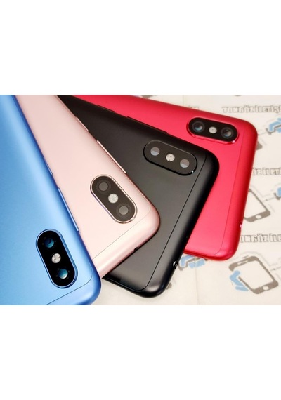Tkgz Xiaomi Redmi Note 6 Pro Kasa Arka Pil Batarya Kapağı (Yan Tuşlar)