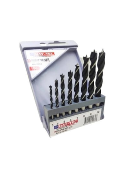 Bay-tec 8 Parça Ahşap Matkap Uç Seti Mu1803