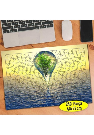 Temiz Çevre Temiz Dünya 240 Parça Puzzle Yapboz-92751023