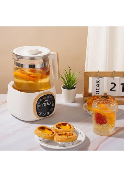 Mioji Mio K99 Çok Fonksiyonlu Isı Kontrolü LED Ekranlı Elektrikli Mama Kettle