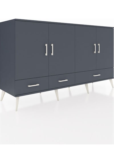 Kronos Konsol 6 Raflı 3 Çekmeceli 4 Kapaklı 176x59x99 Antrasit-an Antrasit-antrasit Kronos Konsol 6 Raflı 3 Çekmeceli 4 Kapaklı 176x59x99 Antrasit-an Antrasit-antrasit