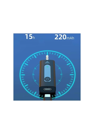 Heartz K35 Wireless Microphone Kablosuz Yaka Mikrofonu 360 Çok Y