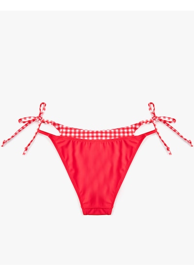 Koton Koton X Sibil Çetinkaya - Yanları İpli Katmanlı Bel Detaylı Pötikareli Bikini Altı Kırmızı 6sak00223mm Koton Koton X Sibil Çetinkaya - Yanları İpli Katmanlı Bel Detaylı Pötikareli Bikini Altı Kırmızı 6sak00223mm
