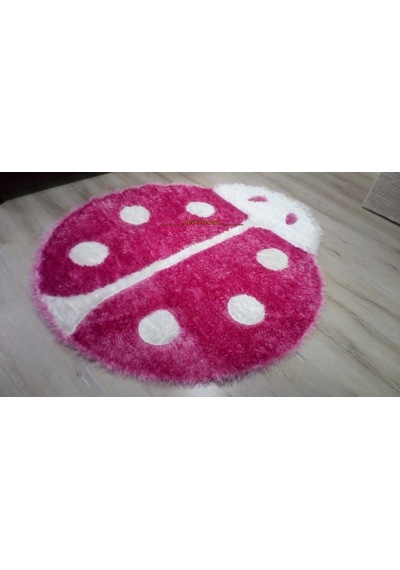 Eko Halı Sedef Pembe Uğur Böceği 150X180 Cm