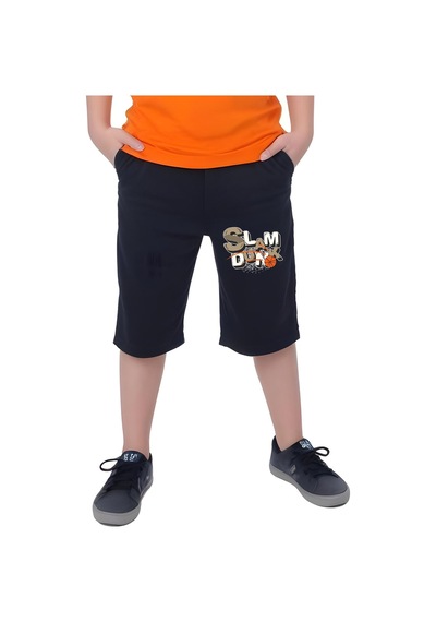 Fyk Kids Erkek Çocuk Yazlık Slam Dunk Baskılı Alt-üst Takım Turuncu