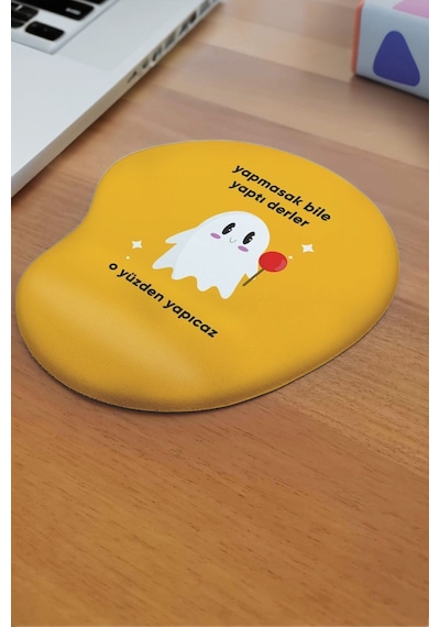 Mouse Pad Baskılı Bilek Destekli Yaptı Derler Mousepad