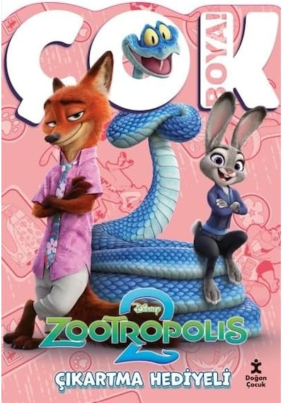 Disney Zootropolis 2 - Çok Boya Çıkartmalı Dev Boyama Kitabı