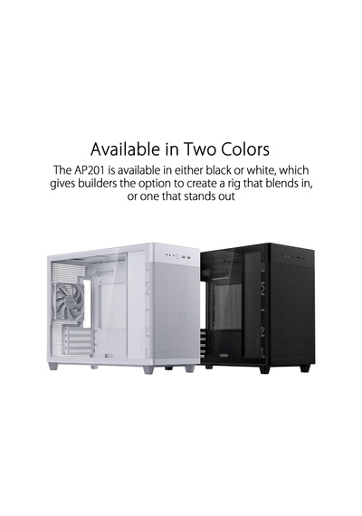 Prime Ap201 Temperli Cam Micro Atx Beyaz Bilgisayar Kasası