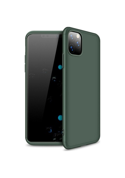 Apple Uyumlu  iPhone 11 Pro Max Kılıf 3 Parçalı 360 Tam Koruma Gkk Kapak