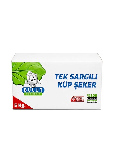 Bulut Tek Sargılı Kesme Seker 5 Kg