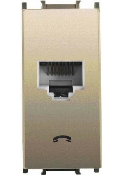 Panasonic Modüler Dore Nümeris Telefon Prizi Cat-3 Altlık+kapak 1m - Wvtt14024dr-tr